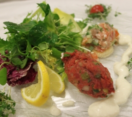 Tartar vom Rind & Lachs
